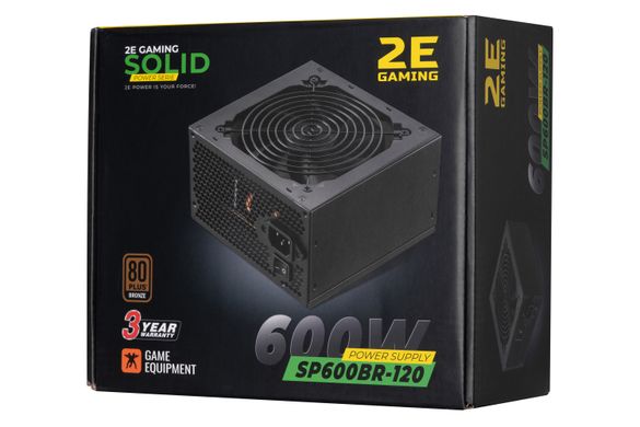 2E Gaming Блок питания SOLID POWER (600W) (2E-SP600BR-120) 2E-SP600BR-120 фото