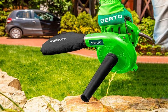 Verto Воздух-пылесос садовый, 500Вт, поток воздуха 2.2 куб/мин, мешок 0.6л, 1.5 кг (52G505) 52G505 фото