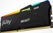Kingston Память к ПК DDR5 6000 16GB FURY Beast Black RGB (KF560C40BBA-16) KF560C40BBA-16 фото 23