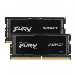 Kingston Память ноутбука DDR5 64GB KIT (32GBx2) 4800 FURY Impact (KF548S38IBK2-64) KF548S38IBK2-64 фото