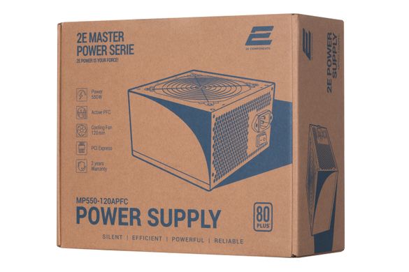 2E Блок питания MASTER POWER (550W) (2E-MP550-120APFC) 2E-MP550-120APFC фото