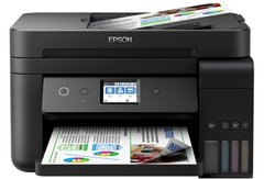 Epson МФУ ink color A4 Epson EcoTank L6290 33_20 ppm Fax ADF Duplex USB Ethernet Wi-Fi 4 inks Black Pigment (C11CJ60406) C11CJ60406 фото