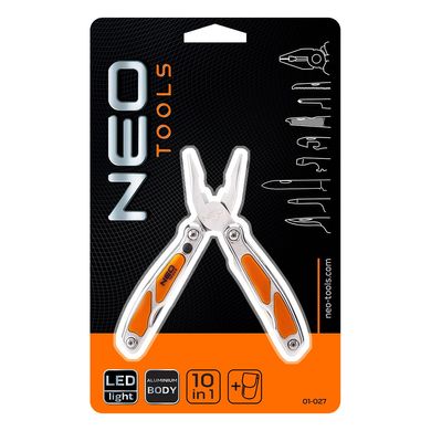 Neo Tools 01-027 Мультитул, mini, 10 элементов, с LED (01-027) 01-027 фото