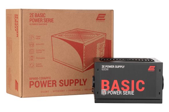 2E Блок питания BASIC POWER (600W) (2E-BP600-120APFC) 2E-BP600-120APFC фото