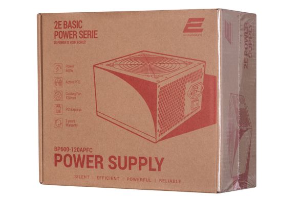 2E Блок питания BASIC POWER (600W) (2E-BP600-120APFC) 2E-BP600-120APFC фото