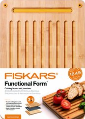 Бамбуковая доска Fiskars Functional Form для хлеба (1059230) 1059230 фото