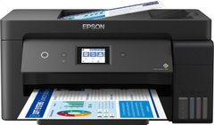 Epson МФУ ink color A3 EcoTank L14150 38_24 ppm Fax ADF Duplex USB Ethernet Wi-Fi 4 inks Black Pigment (C11CH96404) C11CH96404 фото