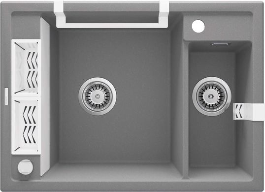 Deante Набір аксесуарів Magnetic для кухонного миття, білий (ZZMKA11O) ZZMKA11O фото