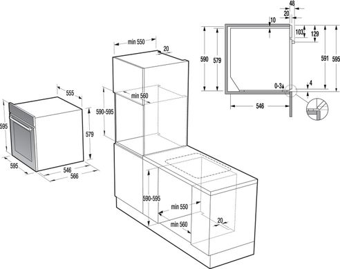 Встраиваемый духовой шкаф Gorenje BCS798S24X BCS798S24X фото