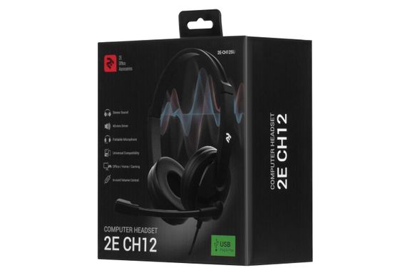 Навушники 2E CH12 On-Ear [2E-CH12SJ] (2E-CH12SJ) 2E-CH12SJ фото