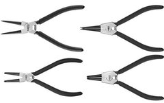 Neo Tools Щипцы для стопорных колец, набор 4 шт., CrV, 2х170мм и 2х180мм (01-097) 01-097 фото