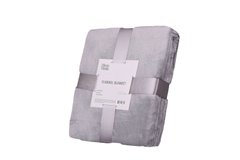 Плед ARDESTO Flannel, 160х200см, сірий, 100% поліестер (ART0203SB) ART0203SB фото