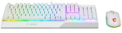 MSI Геймерська клавіатура та миша Vigor GK30 COMBO WHITE RU S11-04UA302-CLA (S11-04UA302-CLA) S11-04UA302-CLA фото