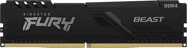 Kingston Память ПК DDR4 32GB KIT (16GBx2) 3733 FURY Beast Black (KF437C19BB1K2/32) KF437C19BB1K2/32 фото