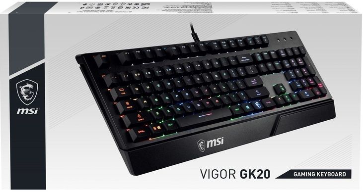 MSI Геймерская клавиатура Vigor GK20 S11-04UA208-CLA (VIGOR_GK20_UA) VIGOR_GK20_UA фото