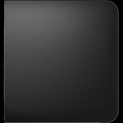 Кнопка для одноклавишного или проходного выключателя Ajax SideButton (1-gang/2-way) for LightSwitch black 99-00012956 фото