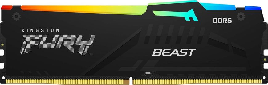 Kingston Память ПК DDR5 32GB KIT (16GBx2) 5600 FURY Beast RGB (KF556C40BBAK2-32) KF556C40BBAK2-32 фото