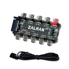 Zalman Контролер PWM ZM-PWM10 FH 10 вентиляторів, 3/4 pin, SATA (ZM-PWM10FH) ZM-PWM10FH фото