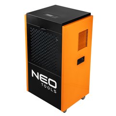Neo Tools Осушувач повітря промисловий, 1000Вт, 310м2, 500 м3/год, 90л/сут, безперервна злива, LCD дисплей, прогр.часу роботи, IP22 (90-162) 90-162 фото