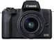 Canon Цифровая фотокамера EOS M50 Mk2 + 15-45 IS STM Kit Black (4728C043) 4728C043 фото 1