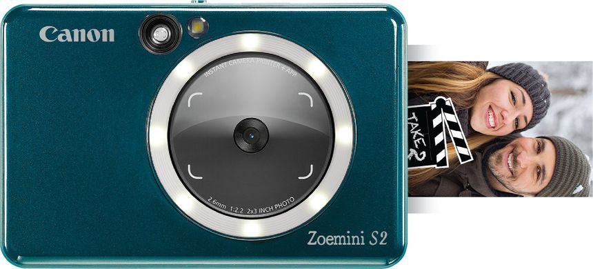 Canon Портативна камера-принтер ZOEMINI S2 ZV223 Green (4519C008) 4519C008 фото