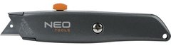 Neo Tools 63-702 Нож, сегментированное лезвие 18мм, 155мм, металлический корпус (63-702) 63-702 фото