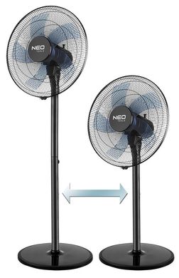 Напольный вентилятор Neo Tools, профессиональный, 50 Вт, диаметр 40 см, 3 скорости, двигатель медь 100% (90-001) 90-001 фото