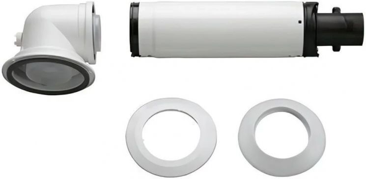 Bosch Комплект коаксиальный FC-Set80-C13x горизонтальный для конденсационных котлов, длина 335-530 мм, диаметр 80/125 мм (7738112576) 7738112576 фото