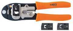 Neo Tools 01-501 Клещи для обжатия телефонных наконечников 4P, 6P, 8P (01-501) 01-501 фото