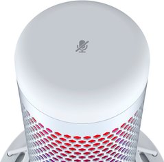 HyperX Мікрофон QuadCast S RGB, White/Grey (519P0AA) 519P0AA фото