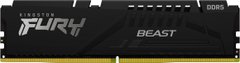 Kingston Пам'ять DDR5 16GB KIT (8GBx2) 6000 FURY Beast Black (KF560C40BBK2-16) KF560C40BBK2-16 фото