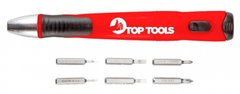 Top Tools Отвертка Top Tools, прецизионная, битодержатель 1/4 39D197 фото
