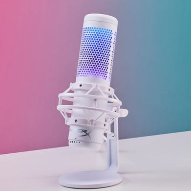 HyperX Микрофон QuadCast S RGB, White/Grey (519P0AA) 519P0AA фото