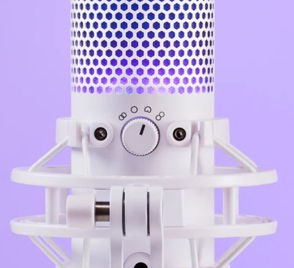 HyperX Микрофон QuadCast S RGB, White/Grey (519P0AA) 519P0AA фото