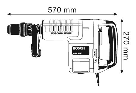 Bosch GSH 11E SDS-max (0611316708 0.611.316.708) 0.611.316.708 фото