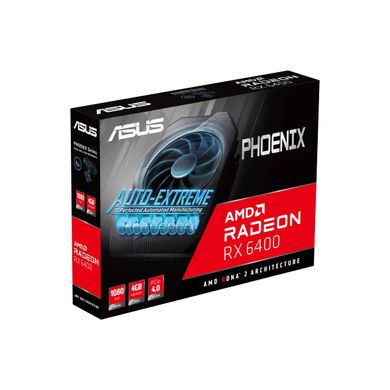ASUS Видеокарта Radeon RX 6400 4GB GDDR6 PH PH-RX6400-4G (90YV0H91-M0NA00) 90YV0H91-M0NA00 фото