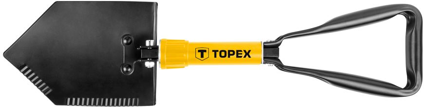 Topex Лопата саперна складана 24,5 x 15,5 см, повна довжина 58 см (15A075) 15A075 фото