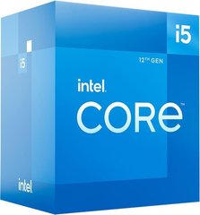 Intel Центральний процесор Core i5-12400 6C/12T 2.5GHz 18Mb LGA1700 65W Box (BX8071512400) BX8071512400 фото