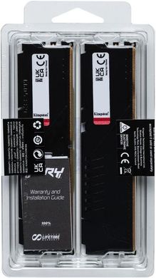 Kingston Пам'ять ПК DDR5 32GB KIT (16GBx2) 5200 FURY Beast Black EXPO (KF552C36BBEK2-32) KF552C36BBEK2-32 фото
