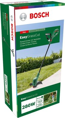 Bosch Триммер садовый EasyGrassCut 23, 280Вт, 23 см, леска, 1.9 кг (0.600.8C1.H01) 0.600.8C1.H01 фото