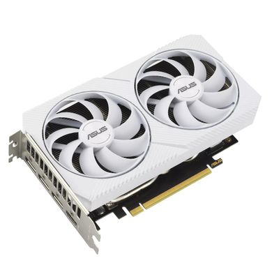 ASUS Видеокарта GeForce RTX 3060 8GB GDDR6 DUAL OC WHITE DUAL-RTX3060-O8G-WHITE (90YV0GB7-M0NA00) 90YV0GB7-M0NA00 фото