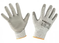 Neo Tools 97-609-9 Перчатки защитные от прокола, с ПУ-покрытием, 4X43D, 9 97-609-9 фото