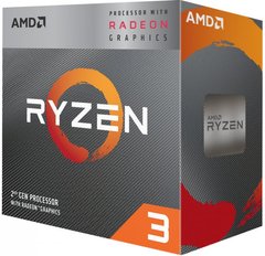 AMD Ryzen 3 [Центральный процессор Ryzen 3 3200G 4C/4T 3.6/4.0GHz Boost 4Mb Radeon Vega 8 GPU Picasso AM4 65W Box] (YD3200C5FHBOX) YD3200C5FHBOX фото