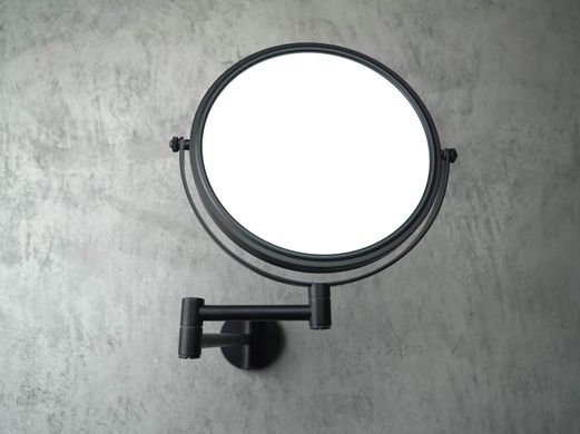 Deante Зеркало косметическое Round на подвижной ножке, двустороннее, черное (ADR_N811) ADR_N811 фото