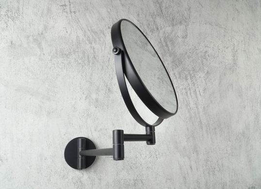 Deante Зеркало косметическое Round на подвижной ножке, двустороннее, черное (ADR_N811) ADR_N811 фото