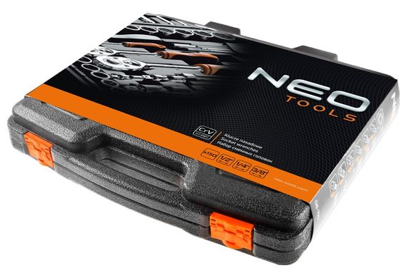 Neo Tools 08-668 Набор торцевых головок, 150 шт., 1, 4, 3, 1/2 08-668 фото