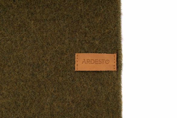 Плед ARDESTO Leonardo Doubleface, 140x200см, 100% шерсть, хаки-шоколад (ART0402LD) ART0402LD фото