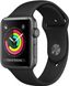 Apple Watch Series 3 GPS 38mm Space Gray Aluminum Case with Black Sport Band MTF02 US 138247552 фото 1
