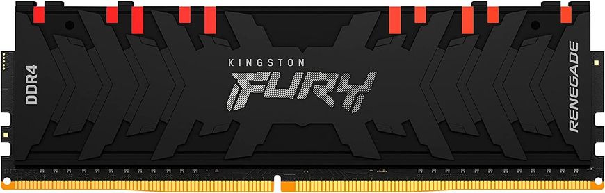 Kingston Пам'ять ПК DDR4 32GB KIT (16GBx2) 3600 FURY Renegade RGB (KF436C16RB1AK2/32) KF436C16RB1AK2/32 фото