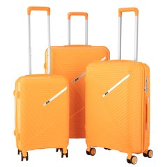2E Набір пластикових валіз , SIGMA,(L+M+S), 4 колеса, помаранчевий (2E-SPPS-SET3-OG) 2E-SPPS-SET3-OG фото